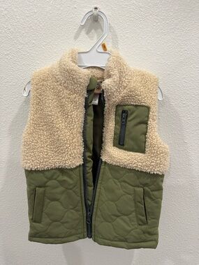Brooklyn Boys Kids Colorblock Sherpa Vest 3T Toddler Jacket Coat Sweater